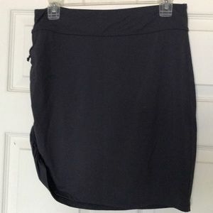 Athlete side scrunch skirt!